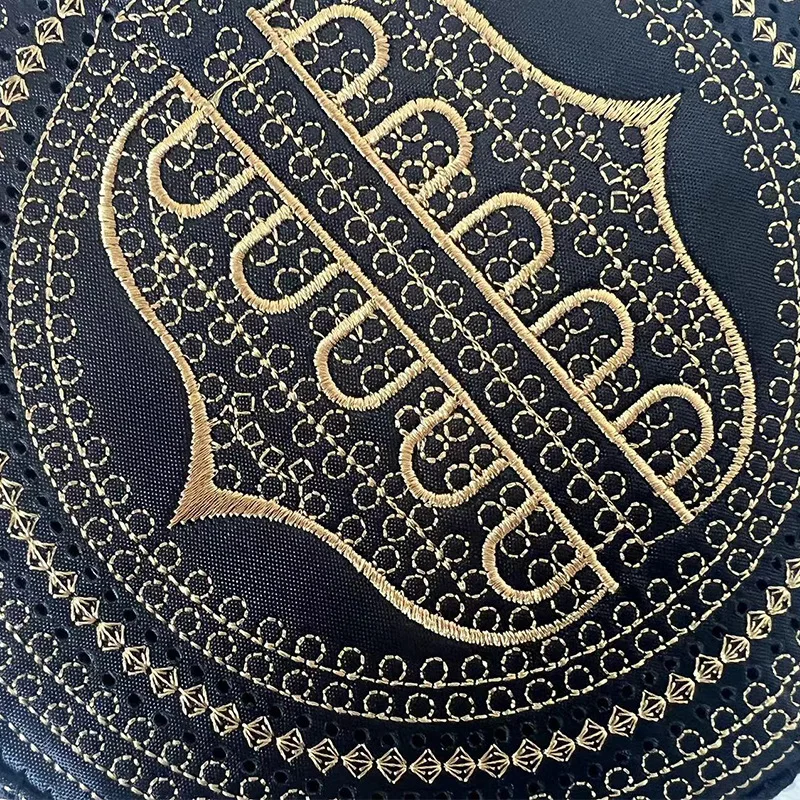 coton broderie arabe hommes chapeau musulman chapeau de prière islamique musulman turban homme hijab bonnet saoudien islam casquettes juives