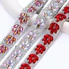 garniture en strass, ruban perlé en cristal, maille scintillante, garniture appliquée pour robe, couture, décoration de mariage, artisanat diy