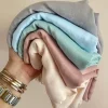 Foulard en soie Premium pour femmes, châle de luxe, Turban pour femmes, 2023