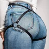 Ceinture en cuir Pu pour femmes, Style de rue, Cool, Punk Rock, avec jambe, jean, ceinture décorative, accessoire pour vêtements gothiques