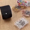 100 pièces/boîte 35 40mm aiguilles à tête de perle ronde colorée point épingles à coudre droites pour le positionnement couture bricolage outils de couture
