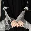 abaya noir d'été pour femmes musulmanes, robe modeste élégante de dubaï avec manches en dentelle, tenue de vacances islamique, kaftan turc 2025