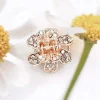 pince à cheveux en forme de fleur en strass, petite griffe en cristal, épingles à cheveux brillantes, accessoires pour cheveux de mariage, ornement de couvre chef