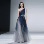 Robes de soirée élégantes une épaule une ligne sans manches Banquet célébrité Occasion formelle longueur de plancher robes féminines paillettes