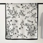 Écharpe florale respirante pour femmes, longue écharpe fine en Polyester, grand châle, absorbant la sueur, protection solaire à motifs d&rsquo;oiseaux, foulard pour filles