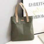 Sac fourre-tout en toile solide pour femme, sac à main décontracté pour femme, sac à main initié, grande capacité, coton réutilisable, sac de plage, designer, document