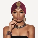 Nouveau bijoux élégants Turban casquettes musulman Hijab casquettes en relief élastique tête enveloppement pour femmes fille Bonnet dames Bandana chimio casquette