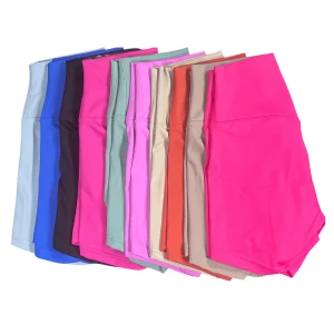 Short de Yoga de sport pour femmes avec taille haute, levage des hanches, Fitness, course à pied, cyclisme, short à 3 points, short de Yoga pour femmes à séchage rapide Short de Yoga de sport pour femmes avec taille haute, levage des hanches, Fitness, course à pied, cyclisme, short à 3 points, short de Yoga pour femmes à séchage rapide