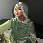 1 pièces aquarelle impression Hijab femmes bohème doux Islam Ramadan musulman Hijabs Foulard Femme châle enveloppement écharpe Foulard