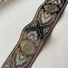 ruban en dentelle brodé ethnique boho, 1 mètre, 6cm, garniture en dentelle, vintage, bricolage, sac à vêtements, accessoires, tissu brodé personnalisé