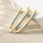 Accessoires de bijoux élégants et exquis plaqués or pour femmes, adaptés à porter des Occasions quotidiennes, cadeaux d&rsquo;anniversaire de vacances parfaits à la mode