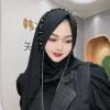 2025 dubai fashion school girls femmes muslem hijab longues wraps