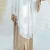 maxi tiens imar abaya pour femmes, robe hijab musulmane, ramadan, eid, dubaï, niqab en mousseline de soie, islam