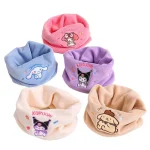 Sanrio écharpe anime dessin animé kuromi cannelle ma mélodie mignon bébé et enfants chaud, coupe-vent, doux et confortable écharpe cadeau