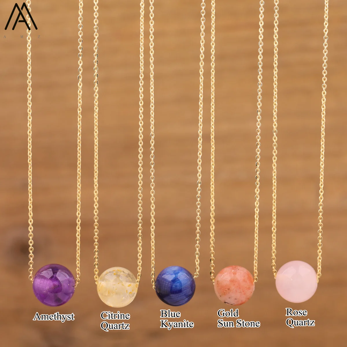 Collier pendentif sphère en cristal rose pour femme, bijoux minimalistes, collier en or, fête d'anniversaire, mode féminine