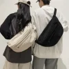 sac de taille de grande capacité pour femmes, sacs à bandoulière décontractés, sac banane simple pour téléphone, sac banane en velours côtelé pour dames