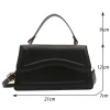 sac à main en cuir pu de bonne qualité pour femmes, sac à bandoulière de couleur unie, petit fourre tout pour femmes et filles