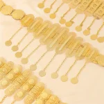 Une ceinture saoudienne populaire avec des motifs de gland exquis, inspirée du style de cour vintage français. Parfait comme une mariée