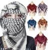 Foulard Hijab tactique du désert, foulard musulman, Keffiyeh arabe, enveloppe de tête et de cou pour hommes et femmes, écharpe de Camping coupe-vent pour femmes et hommes ﻿