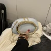 2025 Nouvelle pochette de soirée convertible pour femme, sac à main élégant à bandoulière avec accents de bijoux, prêt à la gala et chic ​