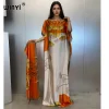 winyi robe traditionnelle africaine musulmane pour femme abaya dubaï caftan de luxe robe de soirée élégante robe maxi longueur couvertures de plage