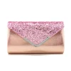 pochette enveloppe brillante, élégante et à la mode, sac à main de fête de mariage pour femmes, sac de dîner