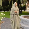 Abaya d&rsquo;été à strass, manches chauve-souris, Abaya de dubaï pour femmes, vêtements d&rsquo;extérieur musulmans de soirée, Robe islamique du Ramadan Eid Hijabi