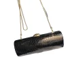 sac à main en cuir pu crocodile pour femme, pochette de soirée de rh, sac à bandoulière de luxe, boîte bordeaux, sac initié par le jour, mode