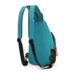 sac de poitrine multifonctionnel pour hommes et femmes, peut être porté avec un sac à dos à bandoulière initié ou lancé sac de poitrine tendance, sacoche