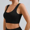 Soutien-gorge de sport sans couture pour filles, vêtements de Yoga, résistant aux chocs, confortable, gilet de Fitness, respirant, évacuant l&rsquo;humidité