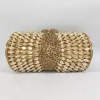 Diamond-Pochette en cristal haut de gamme pour femme, sac de banquet, sacs à main de créateur de luxe, pochette de mode, cadeau de soirée