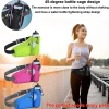 sac banane avec porte bouteille d'eau, sac à bandoulière avec sangle d'extension, ceinture de course, sac de taille d'hydratation pour la marche et la course