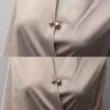 Épingles de sûreté antidérapantes en perles, 6 pièces, broche de décoration pour robe, épingles de fixation de taille, réglage du col, écharpe, mode de sécurité