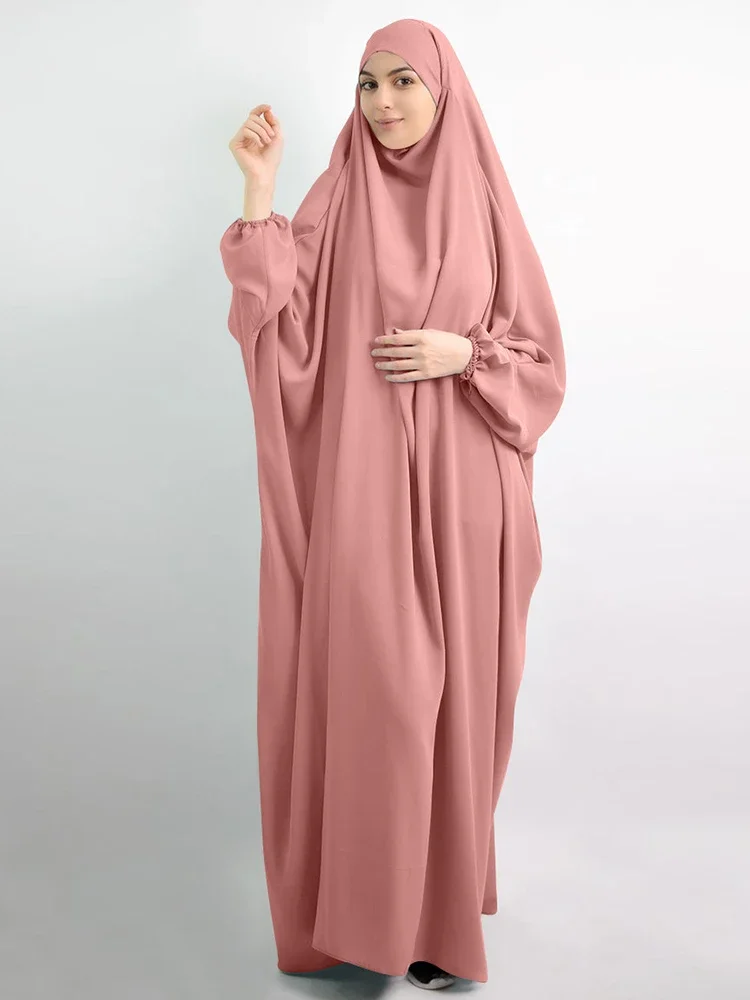 eid à capuche femmes musulmanes hijab robe vêtement de prière abaya longue khimar couverture complète ramadan robe abayas vêtements islamiques niqab jilbab