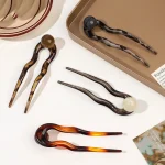 Bâtonnets de cheveux en perles, épingle à cheveux en forme de U pour femme, tête de boulette de viande, pinces à chignon, épingle à cheveux chinoise, accessoires pour cheveux de Style