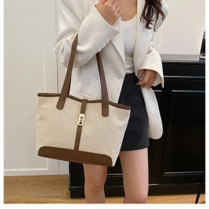 Sac à main à la mode pour femmes de grande capacité, nouveau sac à bandoulière polyvalent de grande capacité avec Design Patchwork