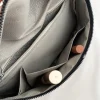 sac à main en cuir pu à large sangle jacquard pour femmes, sac banane tendance décontracté couleur unie, sac de poitrine élégant à bandoulière