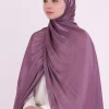 Aura soyeux Organza Hijab foulard en soie mousseline de soie Hijabs pour femmes respirant Cool Satin lisse Long châle Turban tête enveloppement pour les femmes