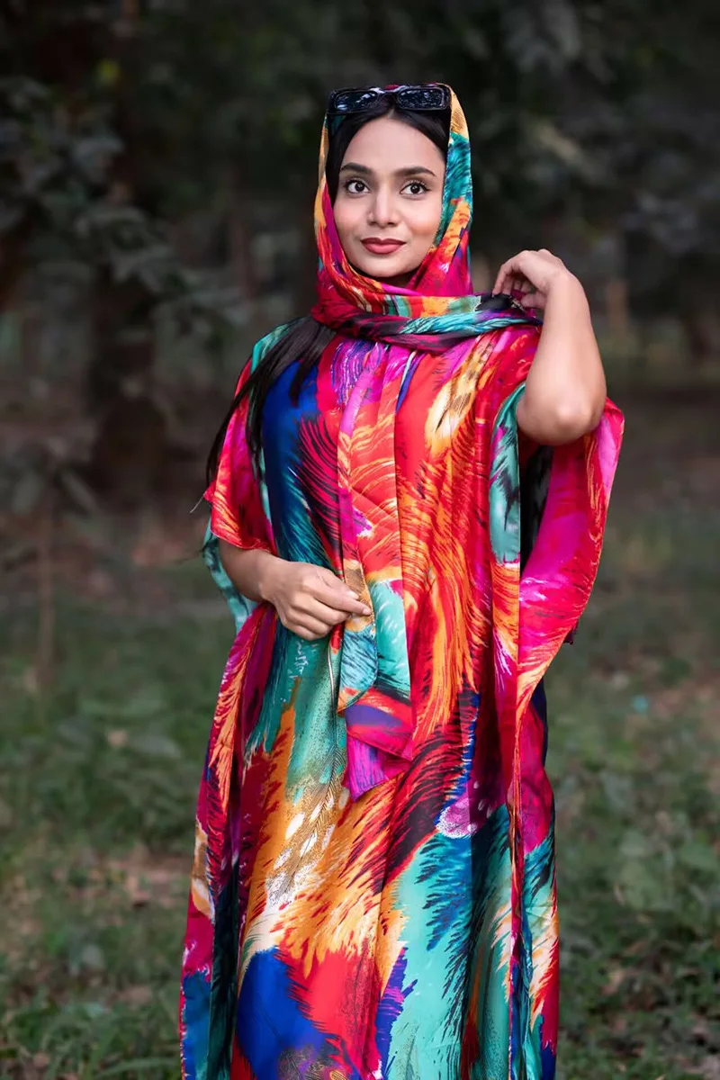 abaya robe musulmane africaine traditionnelle imprimée, caftan, robes de fête d'anniversaire, boubou, vêtements africains, mode, 2024