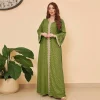 abaya musulman femmes eid jalabiya dubaï turquie caftan robe arabe islam vêtements robe de soirée ramadan abayas caftan marocain djellaba