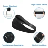 bandeau de sport pour le yoga et la course – large bande élastique d'absorption de la sueur, bandeau de fitness unisexe