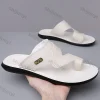 Sandales d&rsquo;été pour hommes, antidérapantes, respirantes, légères, semelle souple, chaussures de plage, confortables, à la mode, pantoufles à enfiler, nouvelle collection 2025