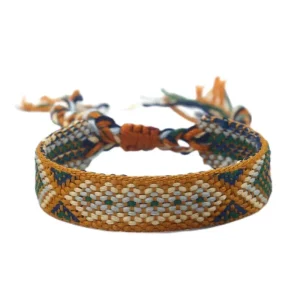 Bracelets d&rsquo;amitié tissés bohème pour femmes et filles, à la mode, tressés à la main, glands enveloppants, Bracelets Boho réglables
