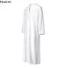 abaya – robe islamique pour hommes, robes musulmans, djellaba, chemises simples à appliques, à la mode, arabe, vêtements ethniques, cadeau, 2026