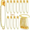 Épingles de sûreté en strass argenté, 5 pièces, clips pour pull et châle, broches pour femmes, fournitures de fabrication de bijoux pour vêtements, chapeaux, châle