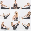 ceinture de yoga réglable pour la flexibilité et l'exercice – ceinture extensible confortable avec boucle en métal pour salle de sport, yoga et danse