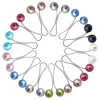 10/30 pièces foulard multicolore perle broches clips u forme hijab écharpe dame musulman écharpe châle clips écharpe broches broche accessoires