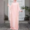 eid musulman abayas pour les femmes modeste faux deux pièces robes islam robes arabe longue robe jalabiya ramadan maroc dubaï caftan