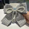 Épingles à cheveux avec nœud en perles pour femmes, pinces à cheveux élégantes, barrettes, bandeau, bijoux de mariage, accessoires pour cheveux coréens, couvre chef