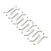 12 pièces/lot mode alliage u écharpe clips galvanoplastie châle écharpe clips multicolore hijab clips sûr broche broches boule ronde femmes